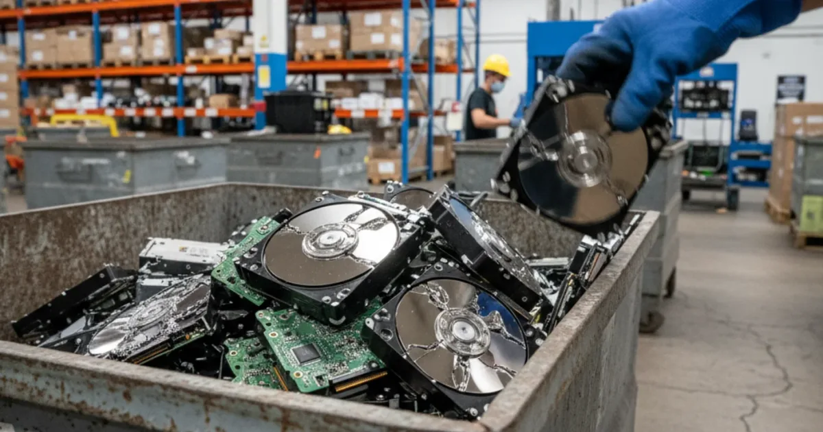 Secure Hard Drive Disposal Chicago | DoD-Standard Physical Destruction ...